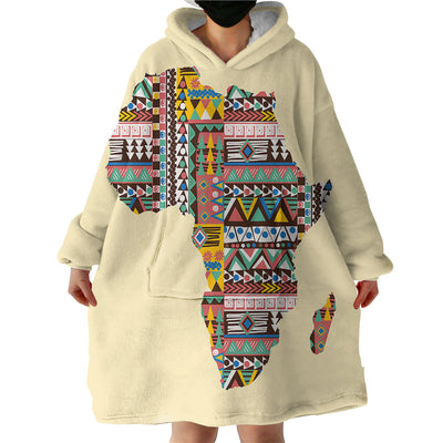 Sleepwish Africa Continent Blanket Hoodie