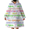 Unicorns Blanket Hoodie Wearable