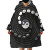 Sleepwish Marble Yin Yang Hoodie Blanket