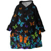 Butterfly 3D Print Blanket Hoodie