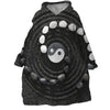 Sleepwish Marble Yin Yang Hoodie Blanket