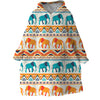 African Tribal Wearable Hoodie Blanket