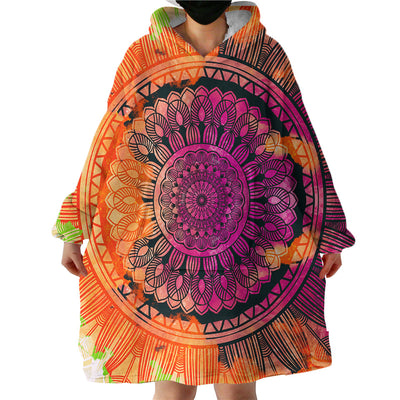 Mandala Round Fleece Hoodie