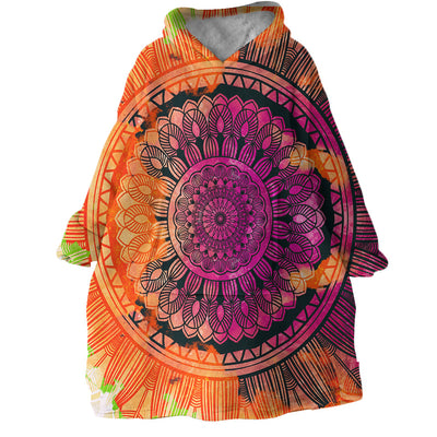 Mandala Round Fleece Hoodie