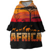 African Animals Printed Hoodie