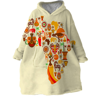 African Ethnic Design Hoodie